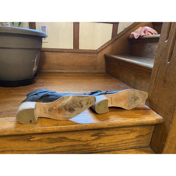 Free People Boots Women's 39 (8.5) Washed Black Back Loop Ankle Bootie - Picture 12 of 12